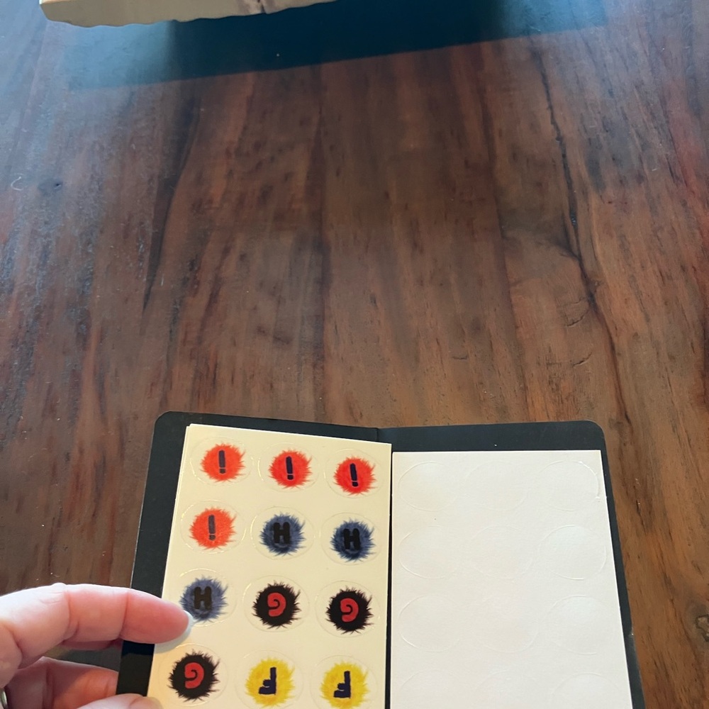 Fendi Black and Yellow journal new and rare with stickers ! - Picture 5 of 6